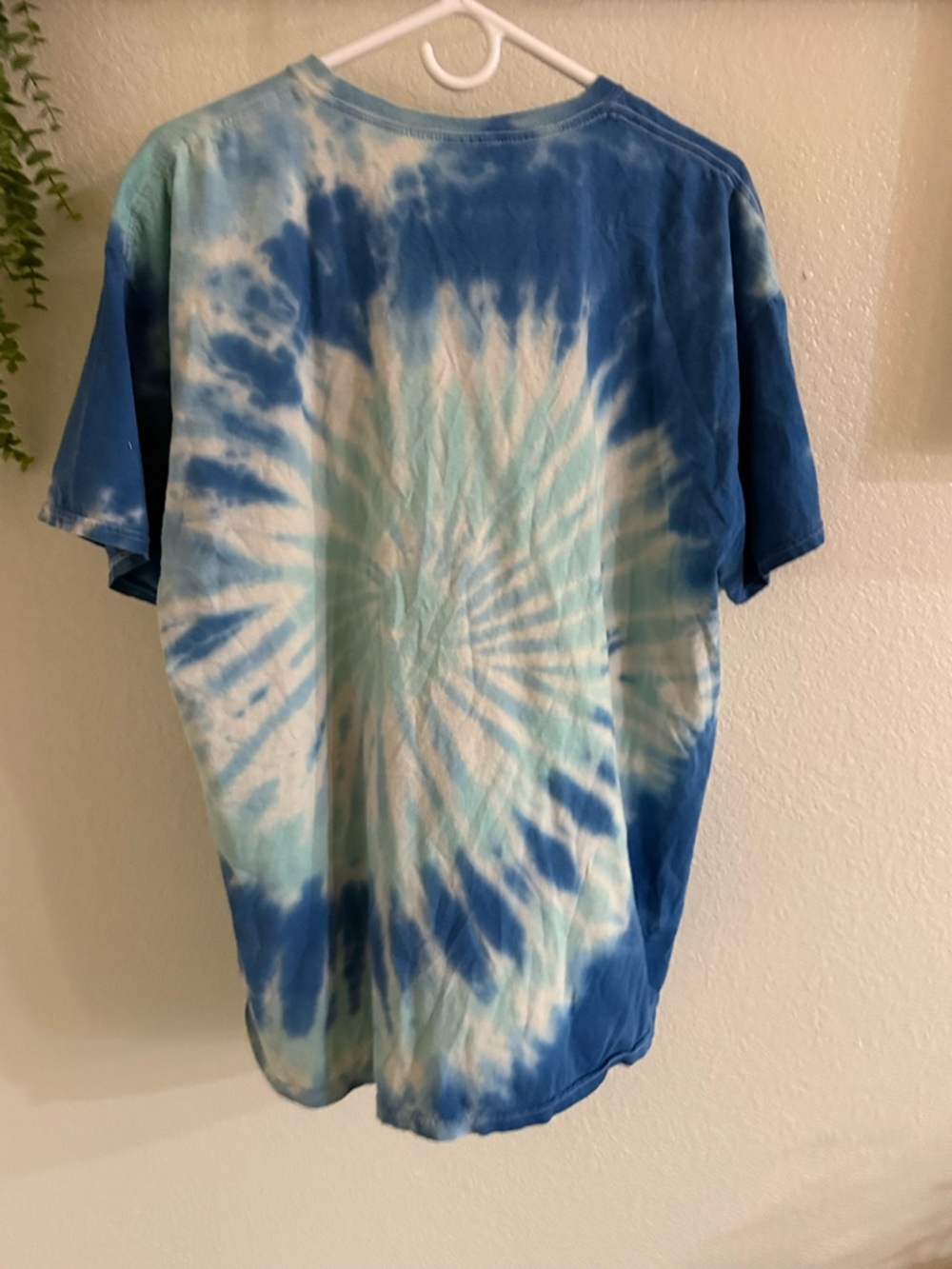 Grateful Dead Tie Dye Skull T-Shirt Blue Graphic Tee Size L - Picture 6 of 8